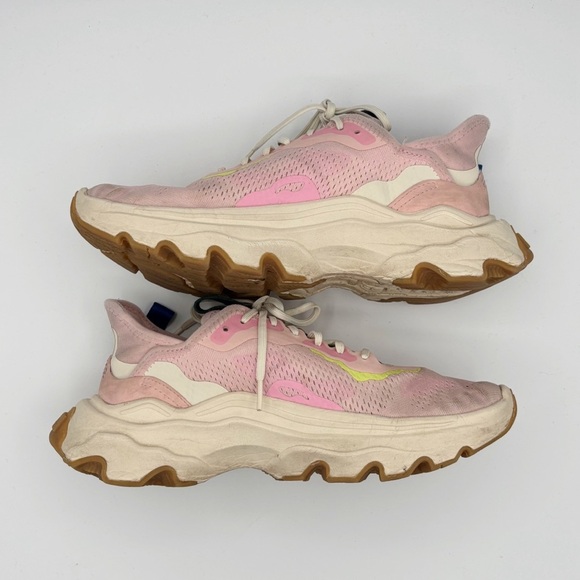 Sorel Kinetic Breakthru Day Lace Sneaker 8.5 Vintage Pink Bleached Ceramic - Picture 6 of 10